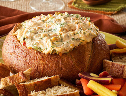 Spicy Corn and Tomato Spinach Dip