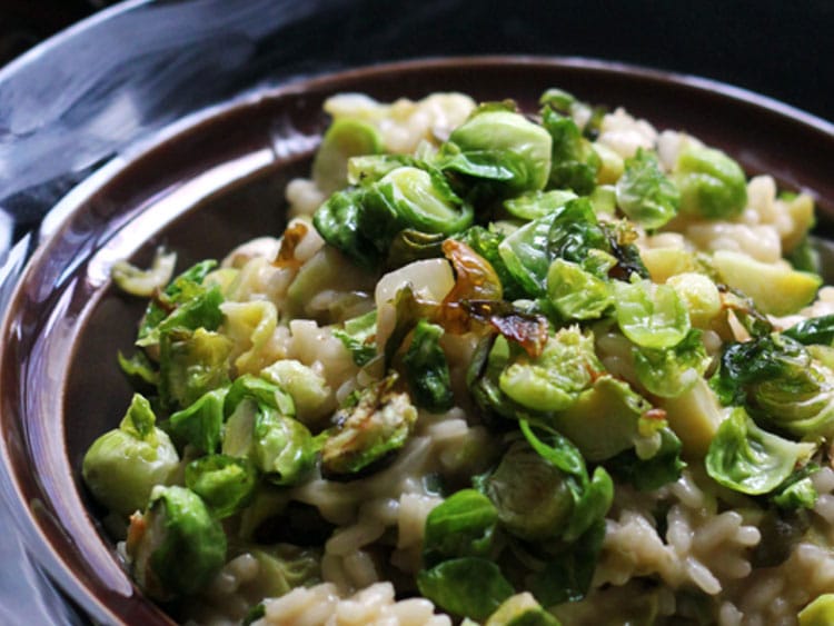 Brussels Sprouts Risotto