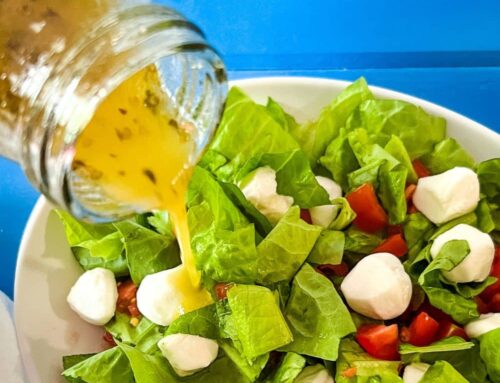 Greek Salad with Lemon Oregano Dressing