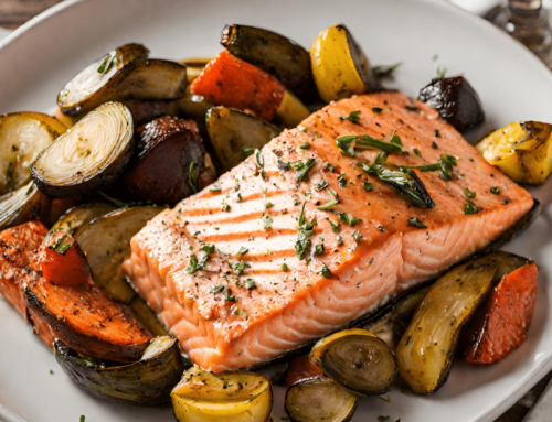 Salmon with Roasted Vegetables