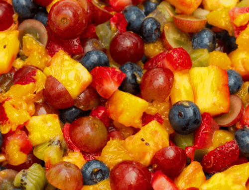 Fruit Salad with Honey Lime Dressing