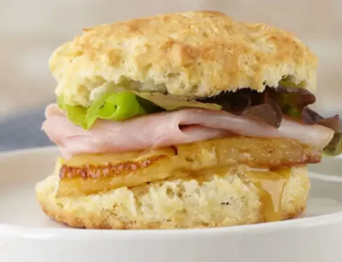 Hawaiian Biscuit Sliders with Ham & Pineapple