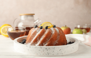 Lemon Blueberry Bundt Cake kitch mystic