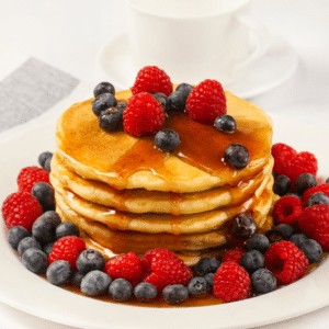 Blueberry Oatmeal Pancakes kitch-mystic-ct