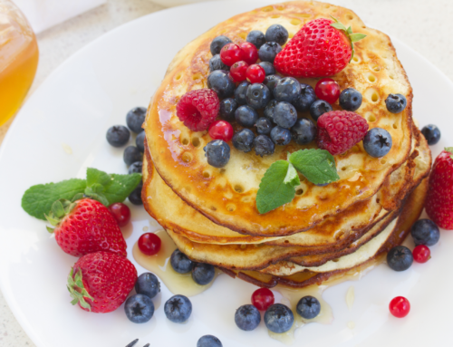 Blueberry Oatmeal Pancakes