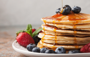 Blueberry Oatmeal Pancakes kitch-mystic-ct