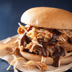 Slow Cooker BBQ Pulled Pork Sliders kitch-mystic-ct