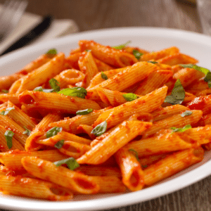 Creamy Tomato and Basil Penne kitch-mystic-ct