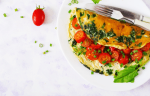 Spinach and Feta Omelette kitch-mystic-ct