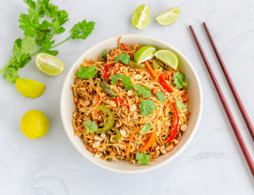 Thai Peanut Noodles with Vegetables