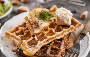 Cinnamon Pear Waffles kitch-mystic-ct