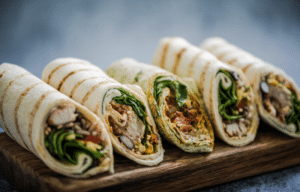 Lavender Honey Chicken Salad Wraps kitch-mystic-ct