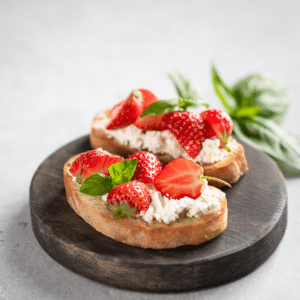 Strawberry & Basil Bruschetta kitch-mystic-ct