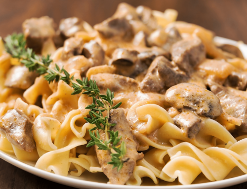 Vegetarian Mushroom Stroganoff