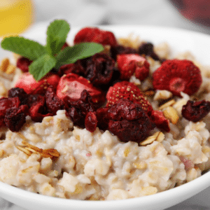 Cherry Almond Breakfast Couscous kitch-mystic-ct
