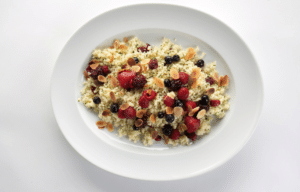 Cherry Almond Breakfast Couscous kitch-mystic-ct