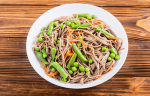 Chilled Soba Noodles with Snap Peas and Sesame Dressing kitch-mystic-ct
