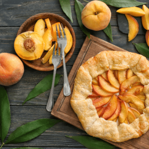 Peach and Chamomile Galette kitch-mystic-ct