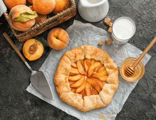 Peach and Chamomile Galette