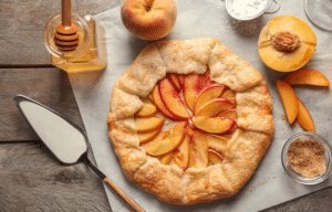 Peach and Chamomile Galette kitch-mystic-ct