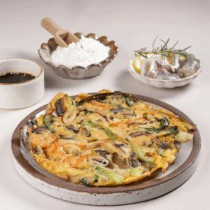 Haemul Pajeon (Seafood Scallion Pancake) kitch-mystic-ct