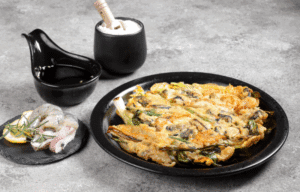 Haemul Pajeon (Seafood Scallion Pancake) kitch-mystic-ct