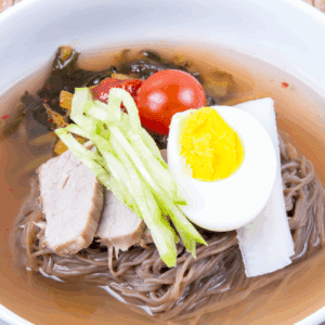 Mul Naengmyeon (Cold Buckwheat Noodles in Broth) kitch-mystic-ct