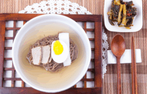 Mul Naengmyeon (Cold Buckwheat Noodles in Broth) kitch-mystic-ct