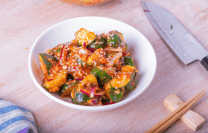 Oi Muchim (Spicy Cucumber Salad) kitch-mystic-ct