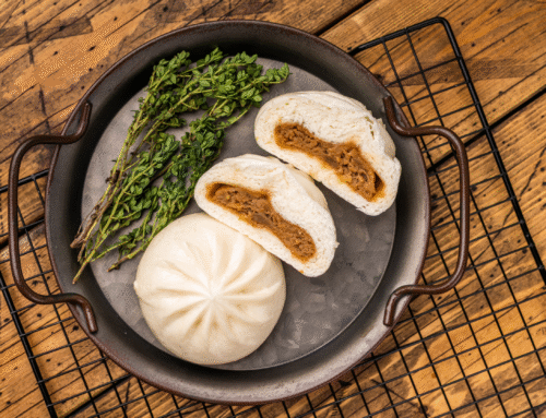 Steamed Bao Buns with Pork Filling