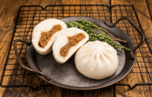 Steamed Bao Buns with Pork Filling kitch-mystic-ct
