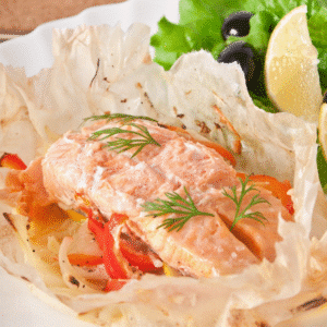 Salmon en Papillote kitch-mystic-ct