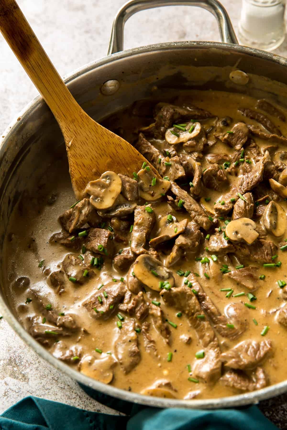 Angus Chuck Beef Stroganoff with Egg Noodles