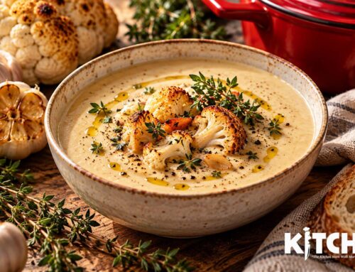 Roasted Cauliflower and Garlic Soup
